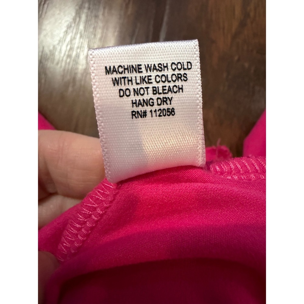 Barbiecore Hot Pink Zenana Romper XL Soft Stretch Summer Vacation Outfit - Picture 10 of 10